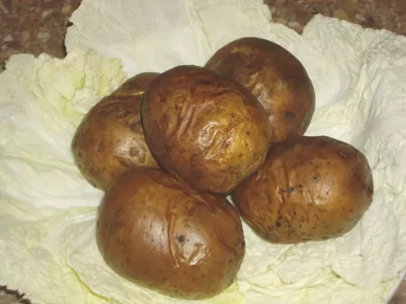 пять запеченных картофелин